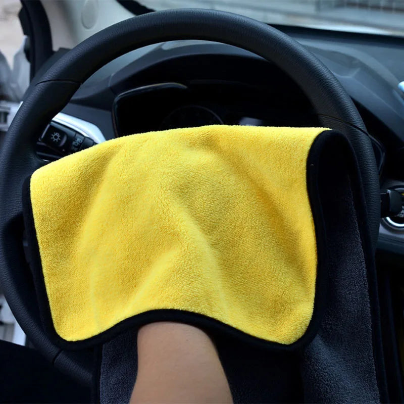 Car Drying Towel Microfiber Super Absorbent Car Towel Cleaning Wash Cloth Professional Detailing Car Care Home Cleaning Products
