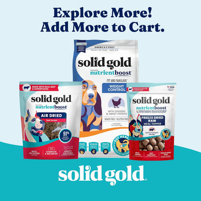 Weight Management Dog Food Wet - High Fiber Grain Free Dog Food Wet Recipe W/Real Chicken, Sweet Potato & Green Beans - Healthy Weight & Gut Health Support for Dogs - 6Ct/12.5Oz Cans